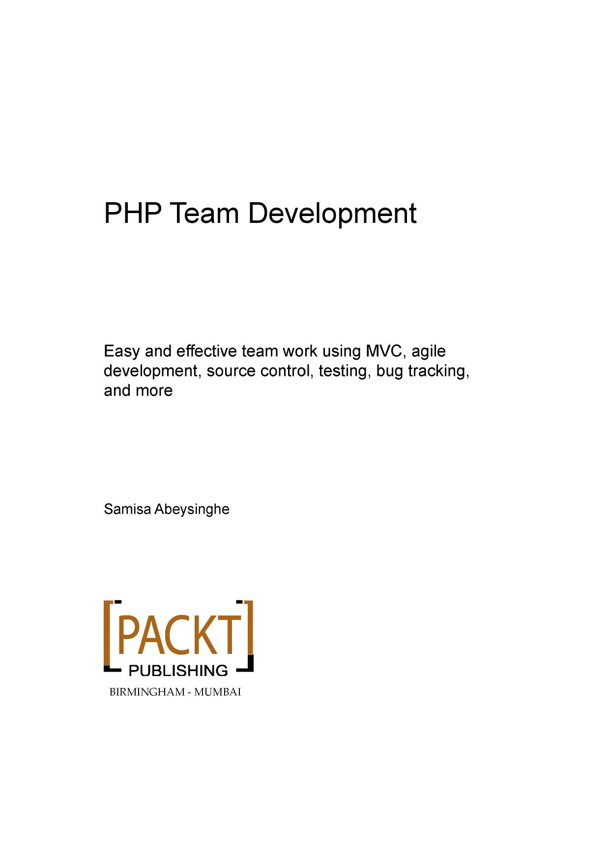 PHP Team Development