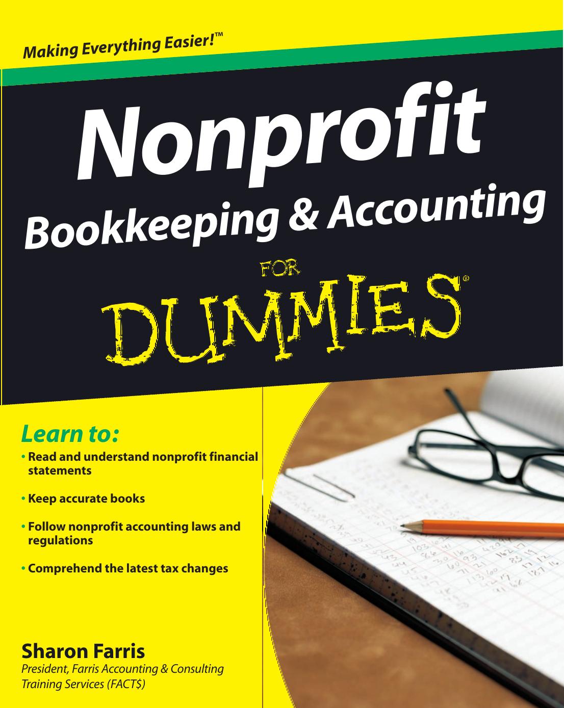 Nonprofit Bookkeeping & Accounting for Dummies
