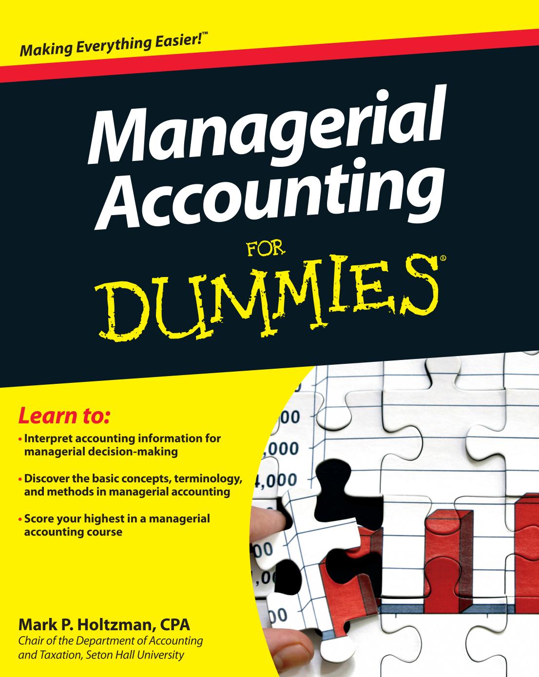 Managerial Accounting For Dummies