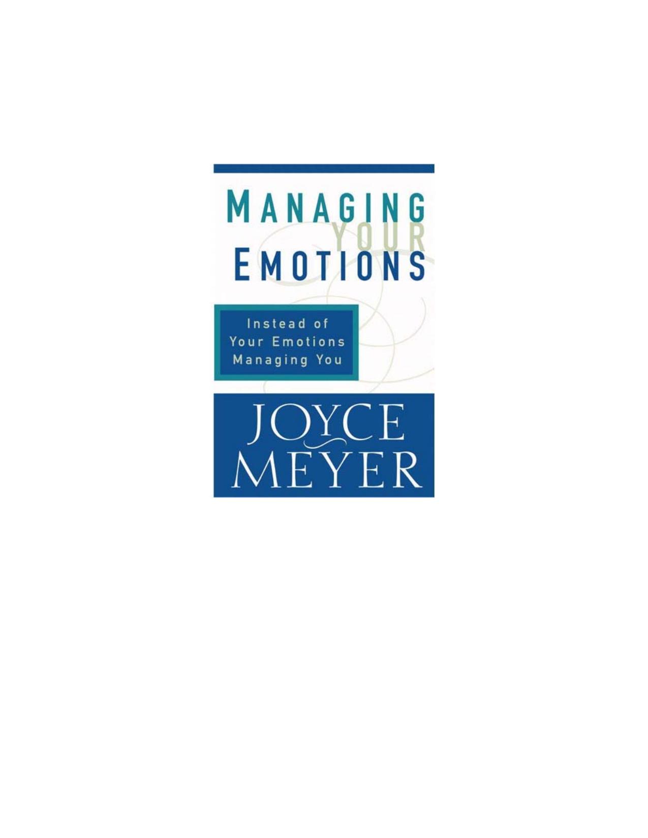 Joyce Meyer - Managing Your Emo - jfiller