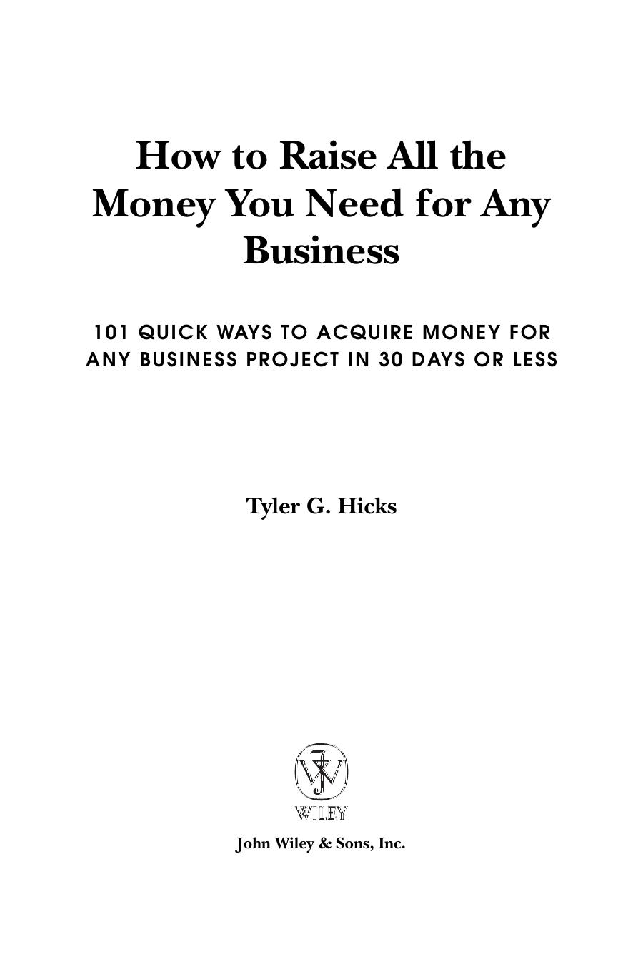How to Raise All the Money You - Unknown