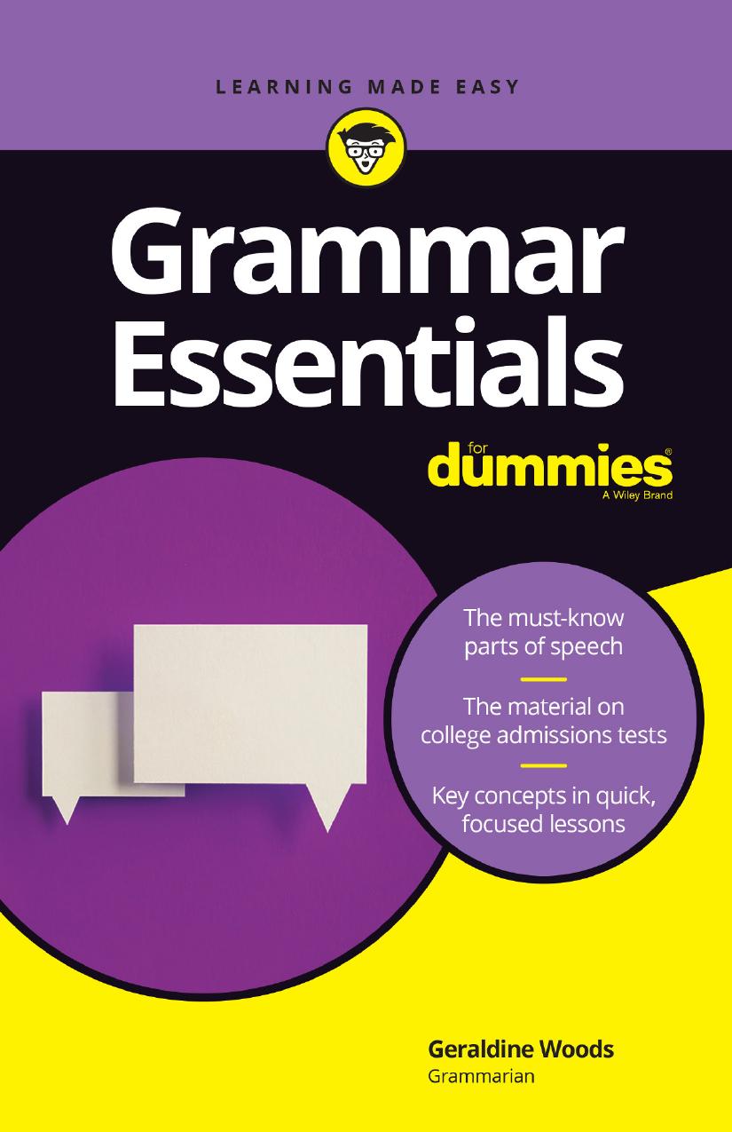 Grammar Essentials For Dummies®