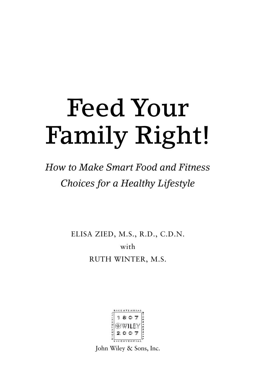 Feed Your Family Right!