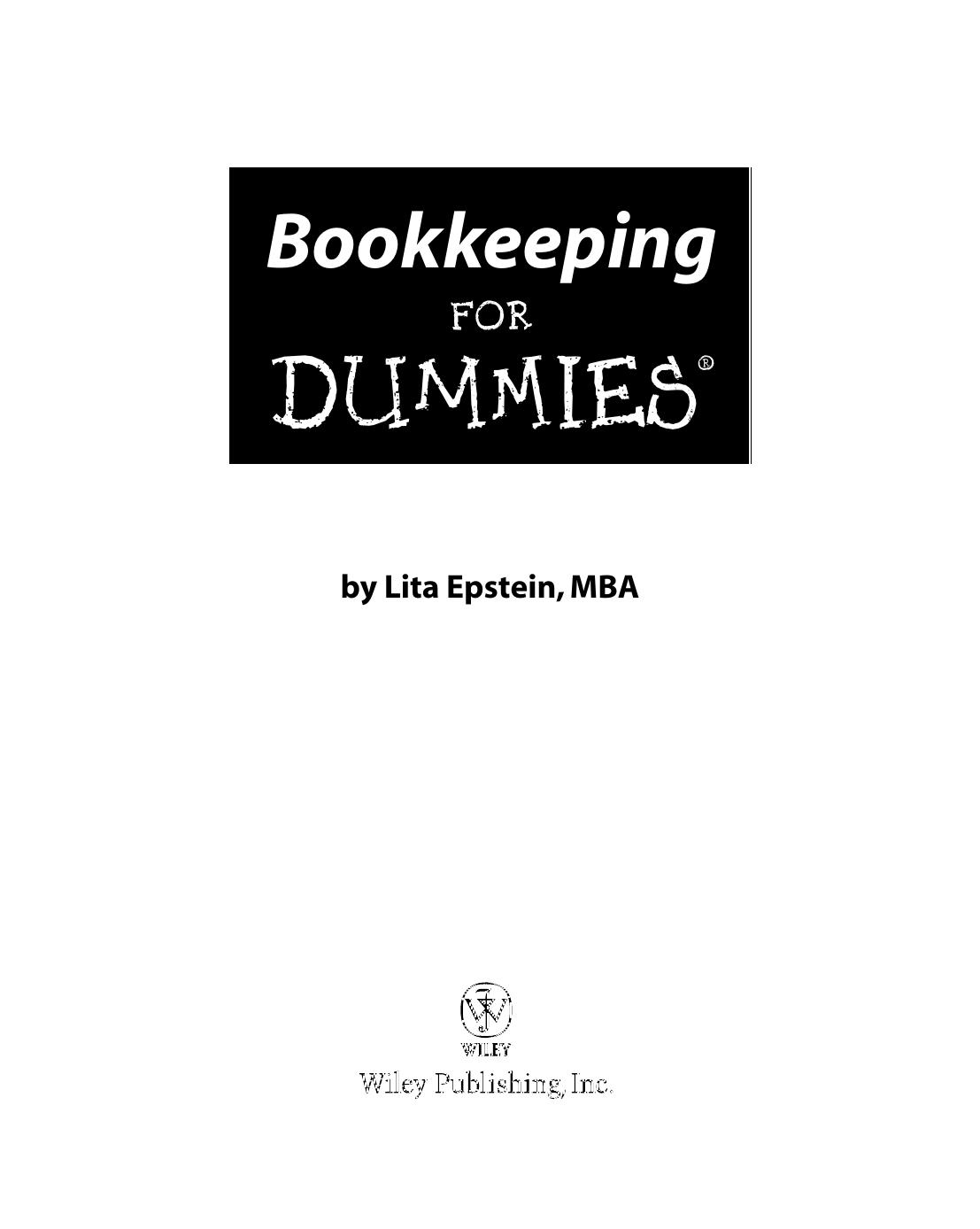 Bookkeeping for Dummies
