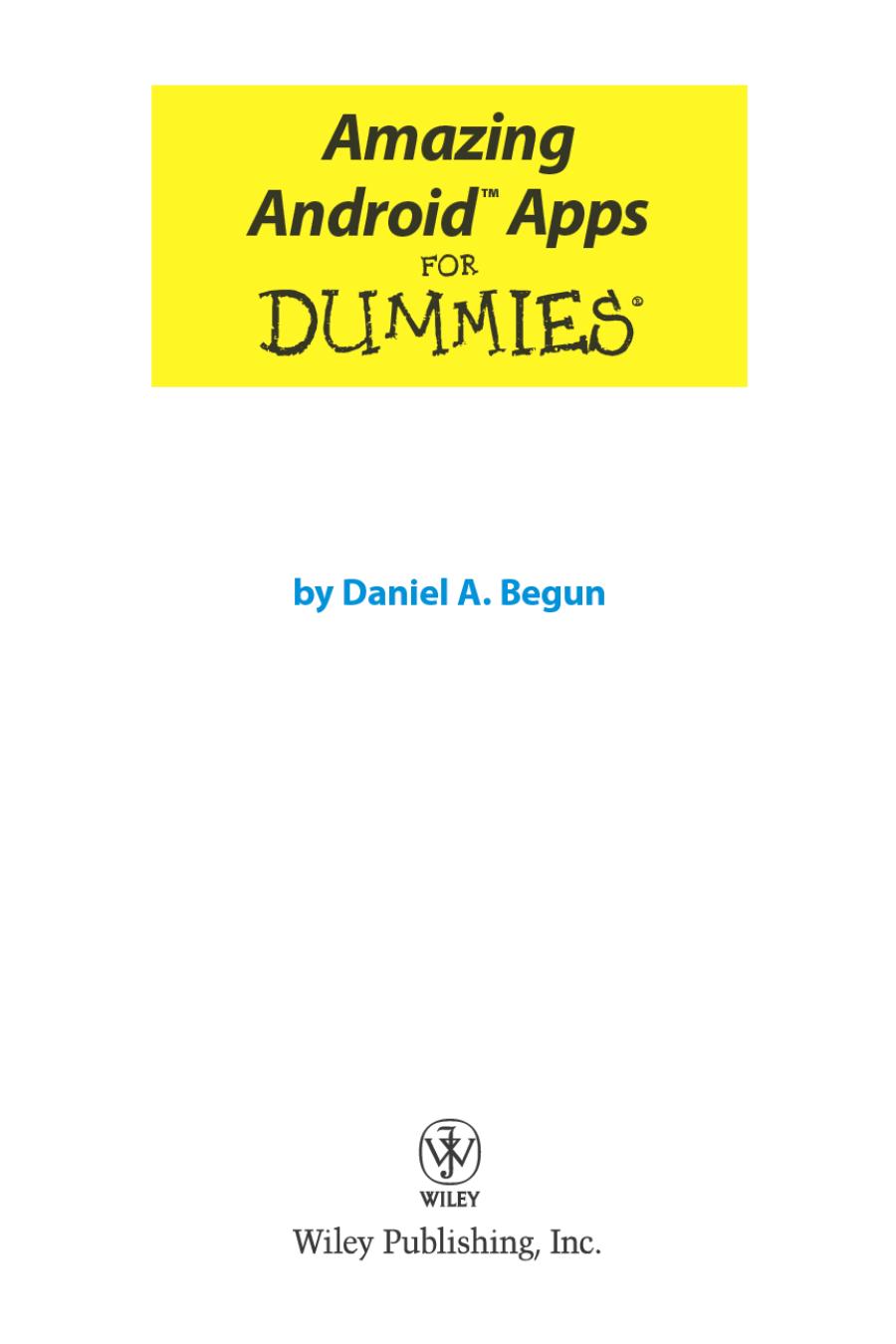Amazing Android Apps For Dummie
