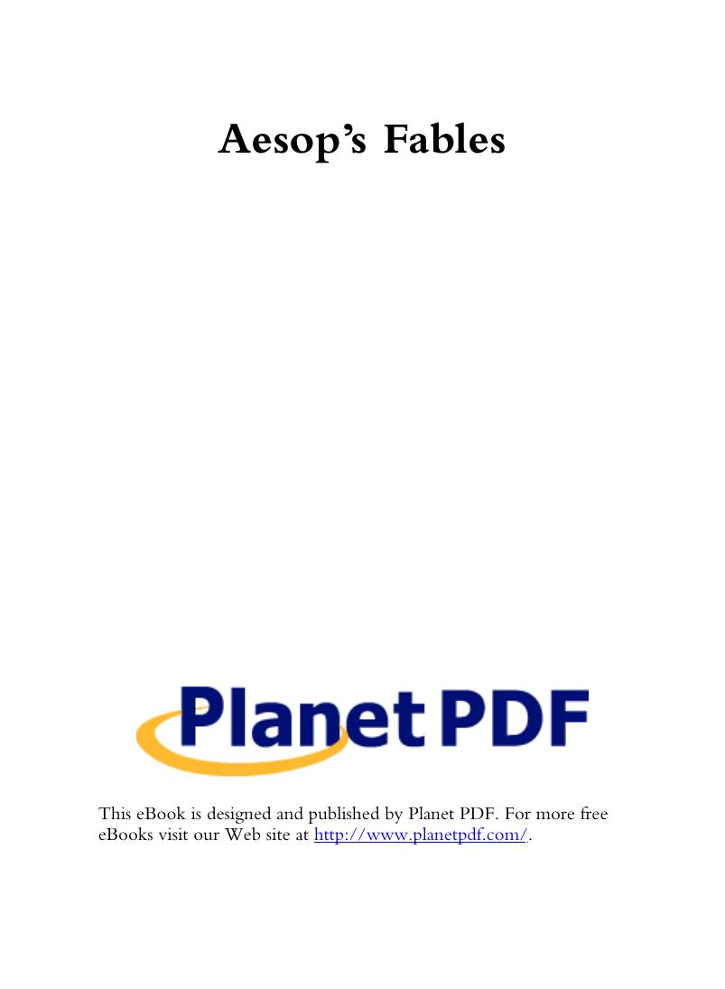Aesop’s Fables