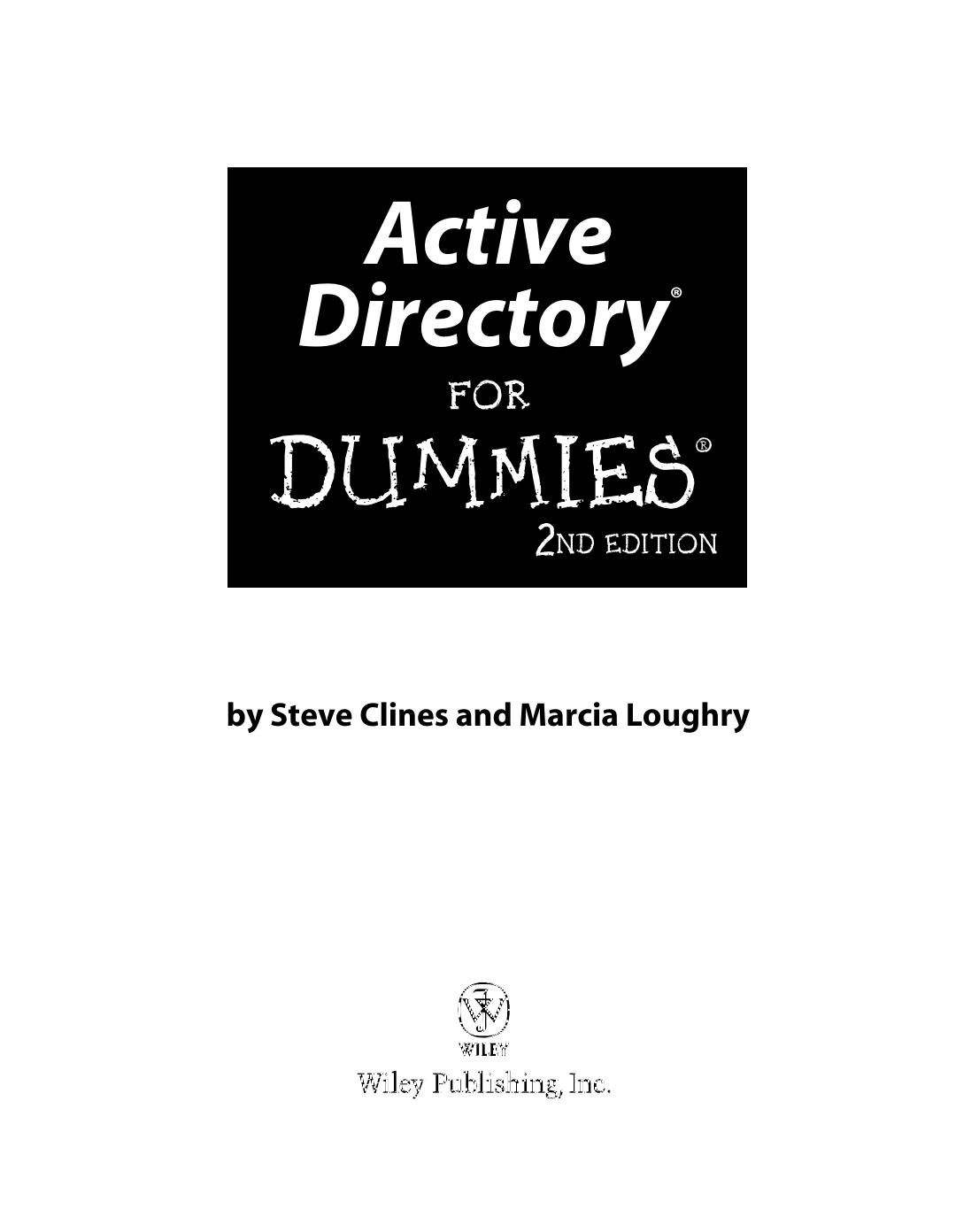 Active Directory for Dummies