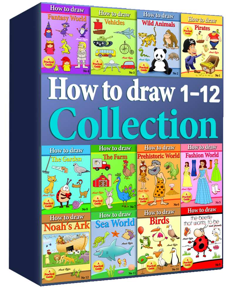 How to Draw Collection 1-12 (Over 400 Pages) (How to Draw Collections)