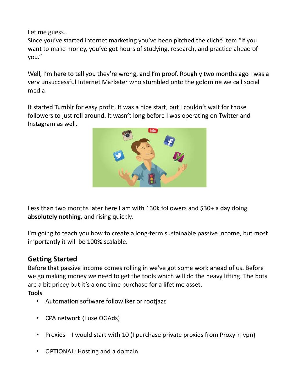 Automated-Social-Cash-Method