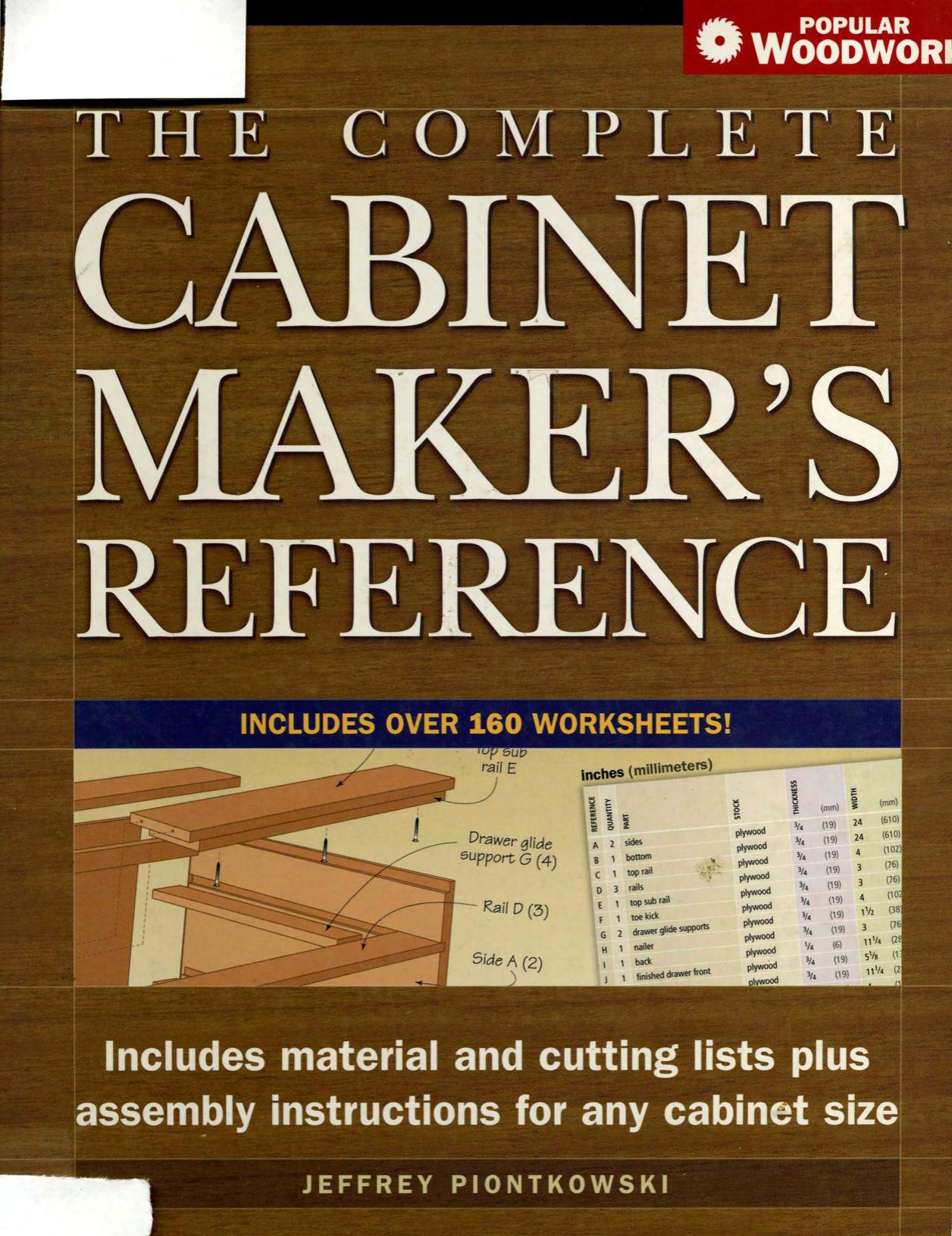 The Complete Cabinetmaker's Reference (Popular Woodworking)