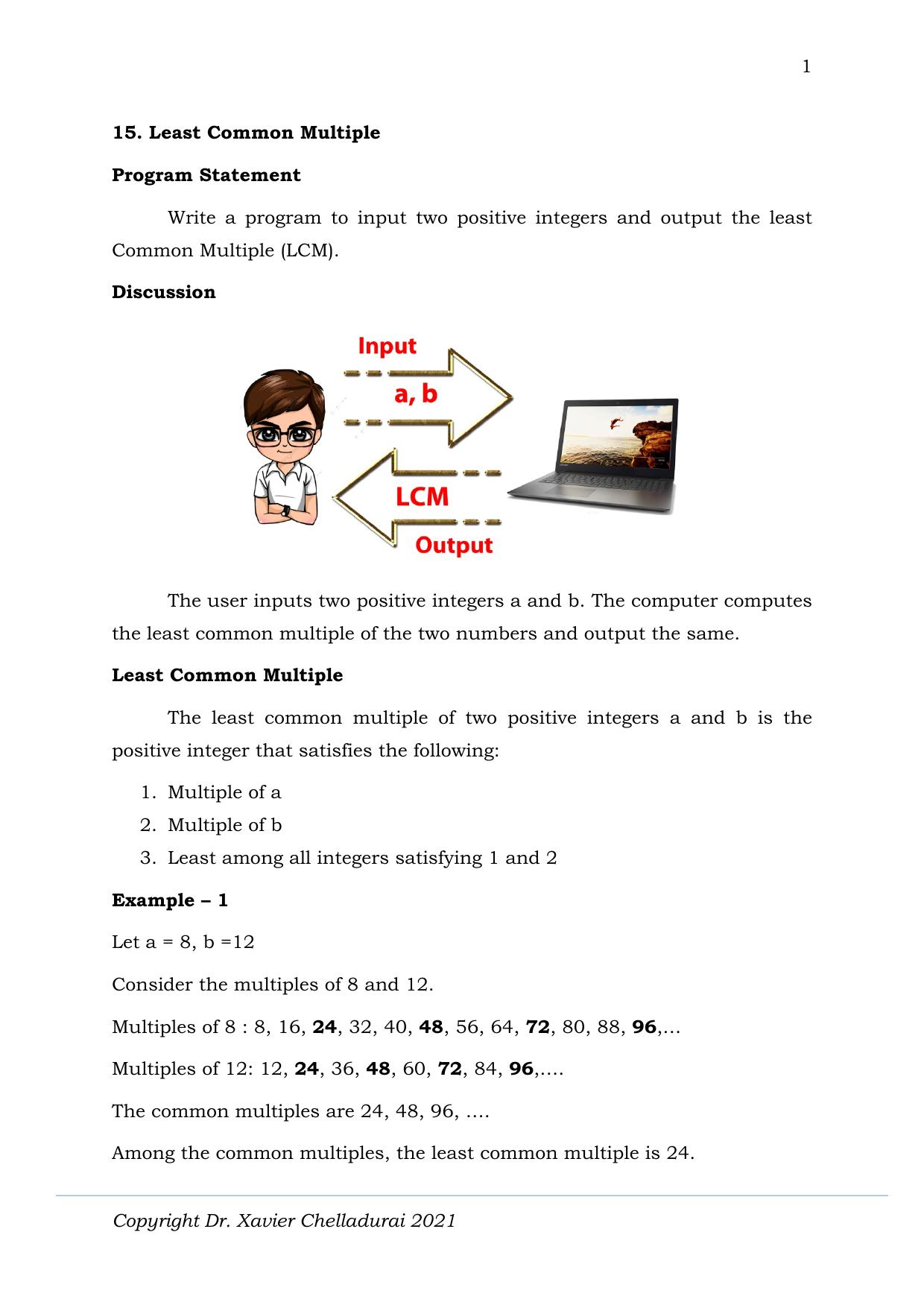 Microsoft Word - Lab 15 LCM Least Common Multiple. docx.docx