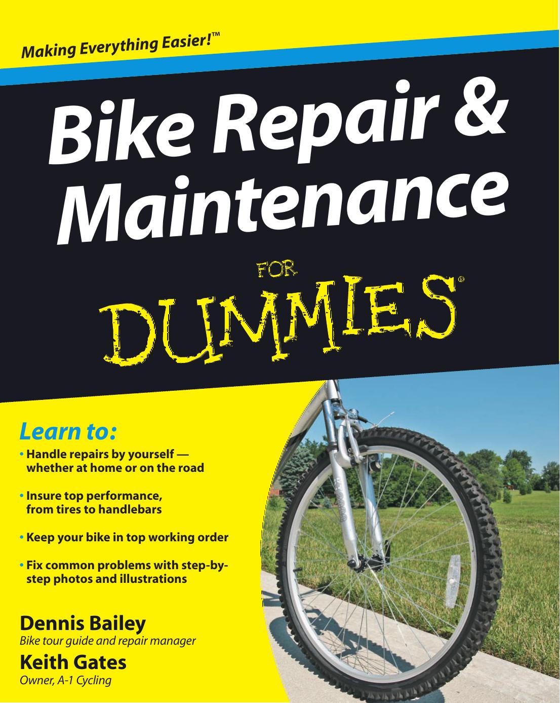 Bike Repair & Maintenance For Dummies®