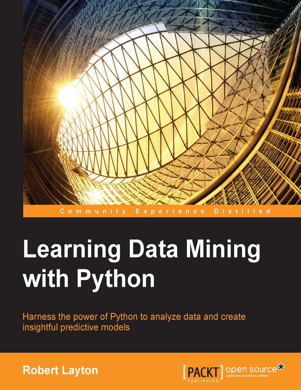 Learning Data Mining With Python