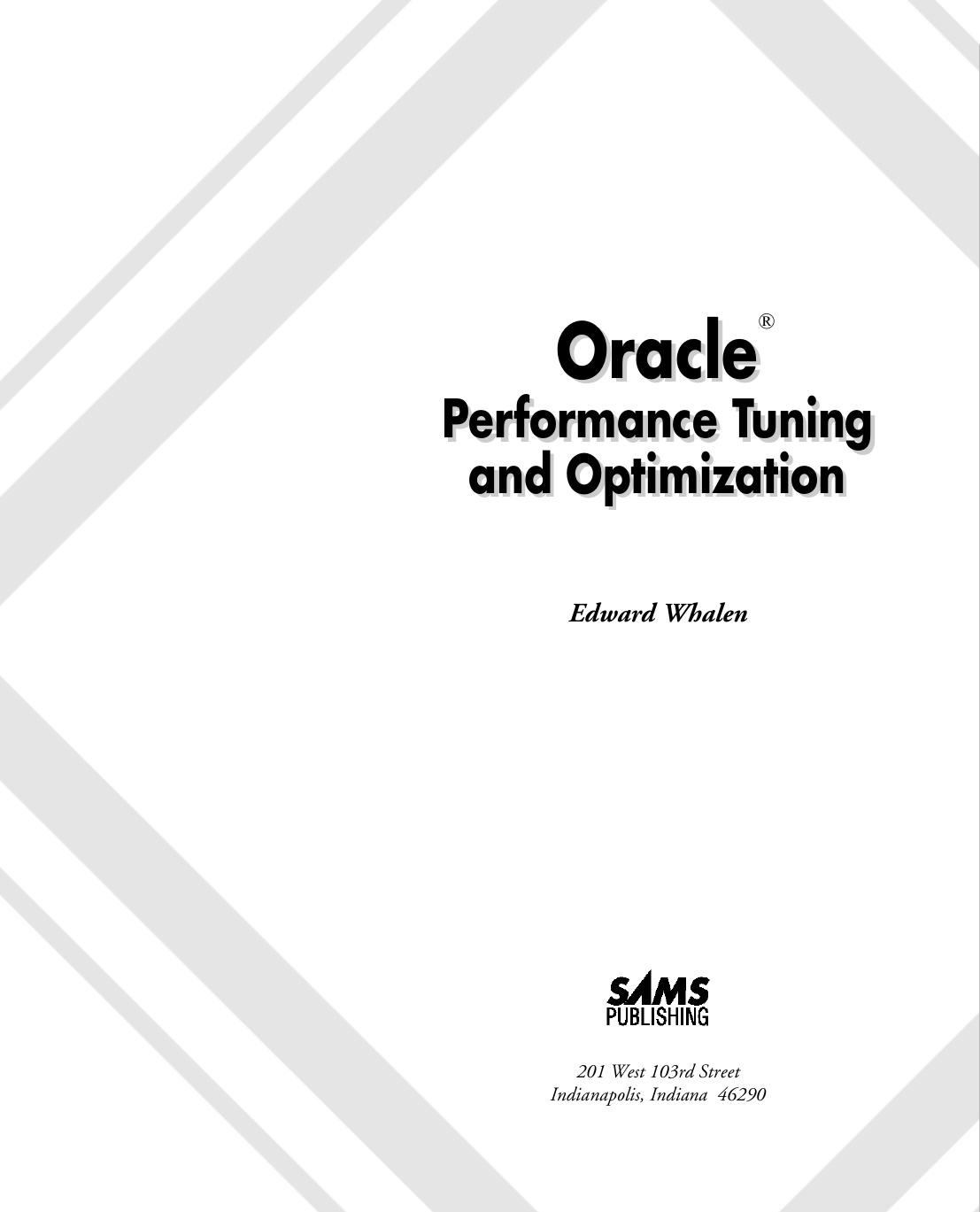 Oracle Performance Tuning and Optimization