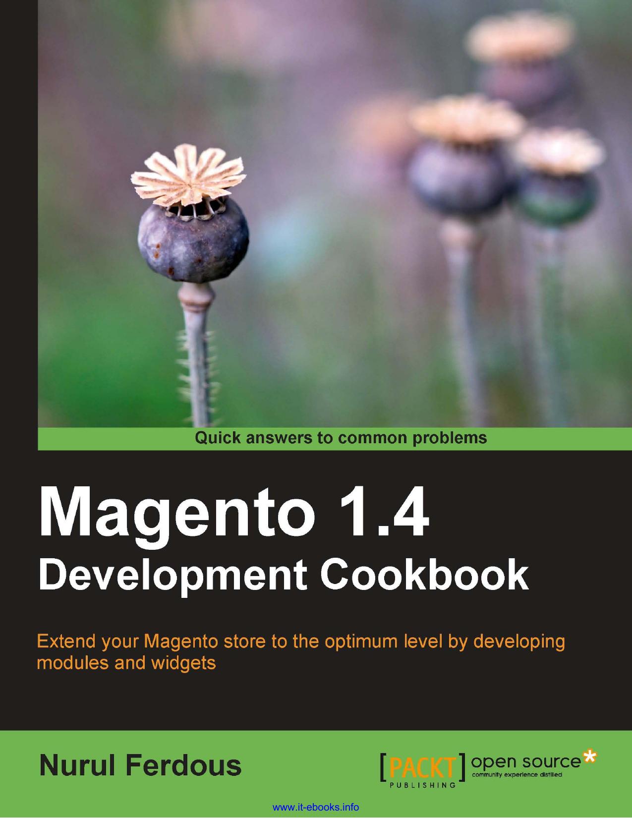 Magento 1 4 Development Cookbook