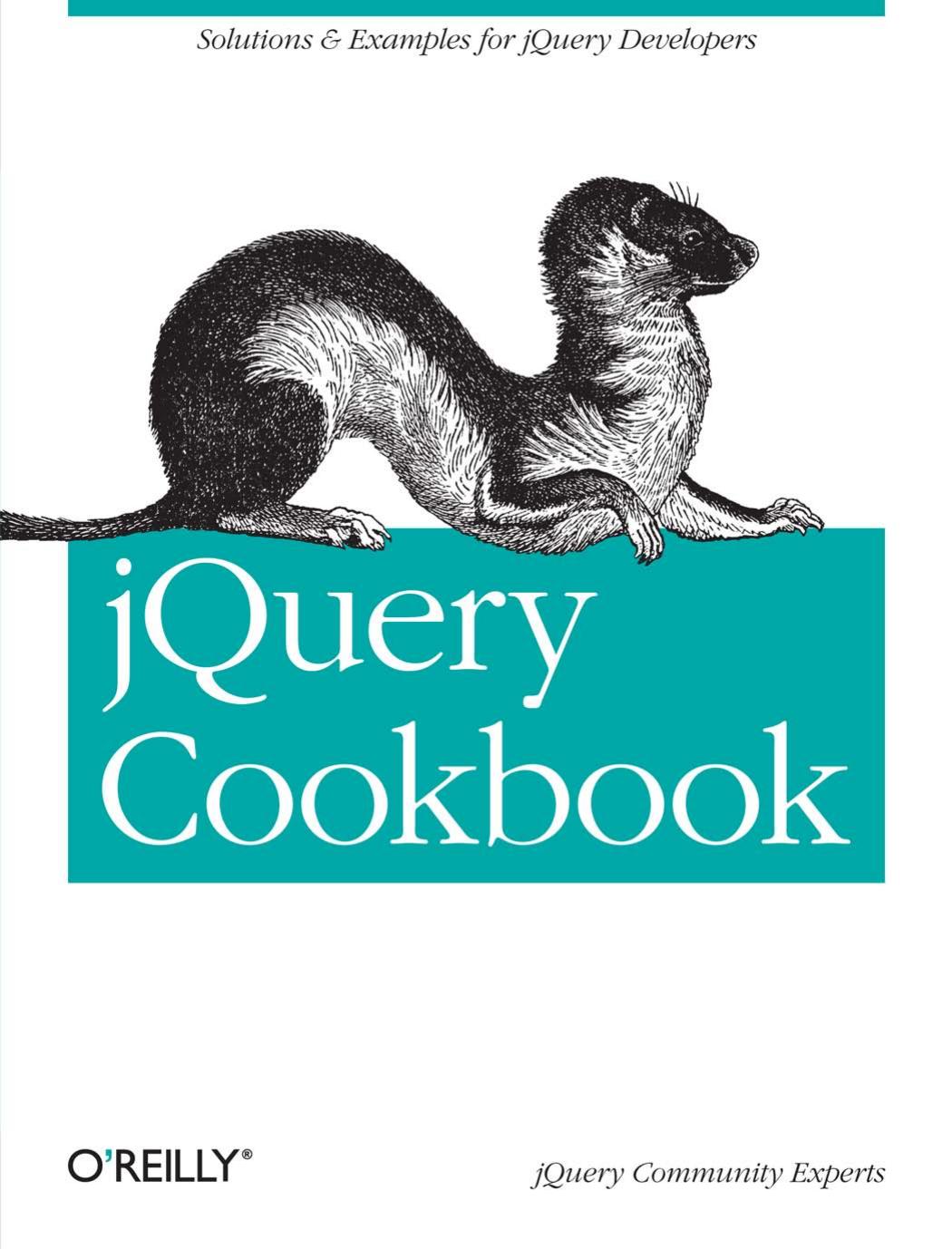 Oreilly - jQuery Cookbook (12-2009) (ATTiCA)