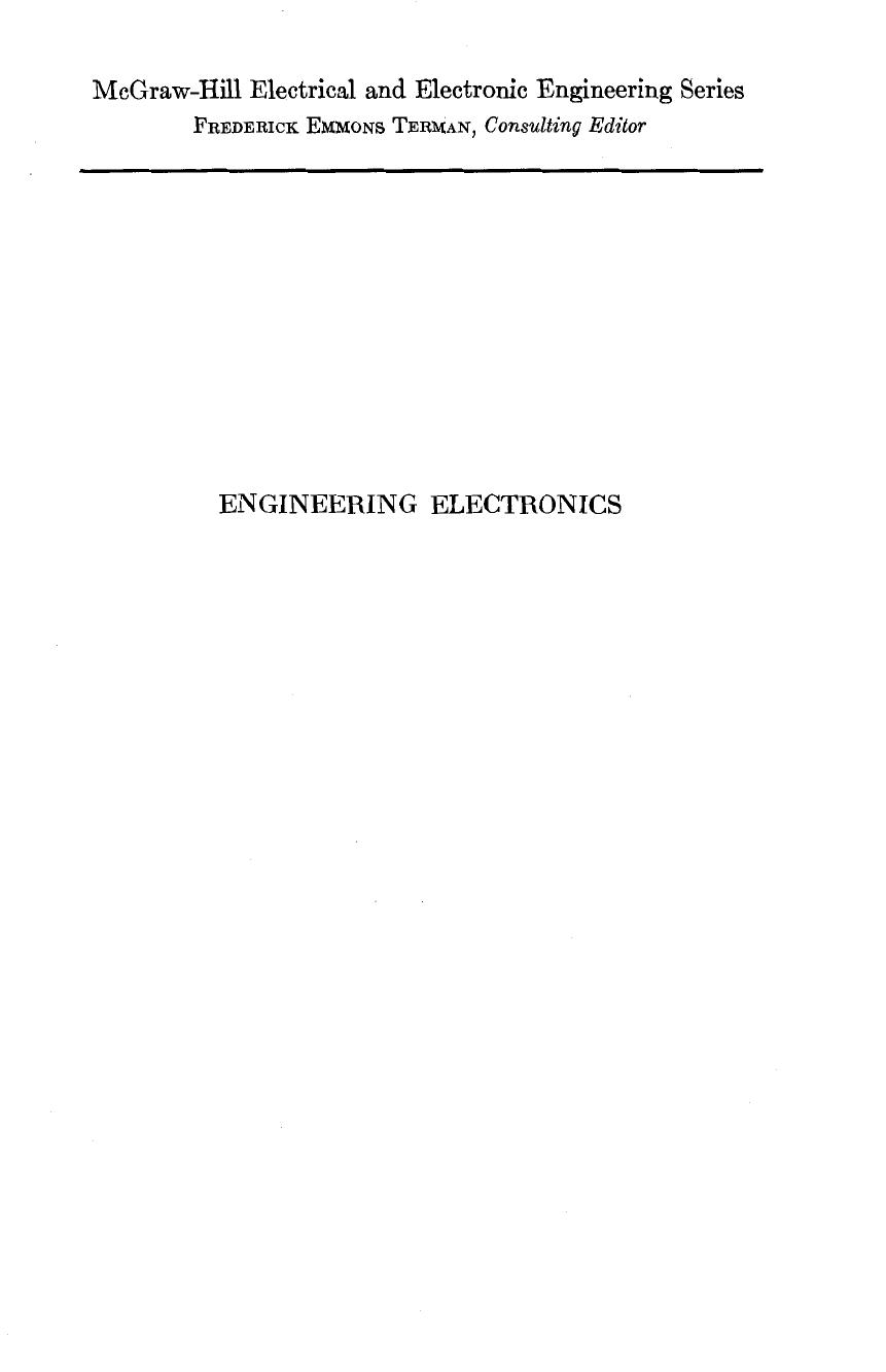 Engineering Electronics G Happell W Hesselberth 1953