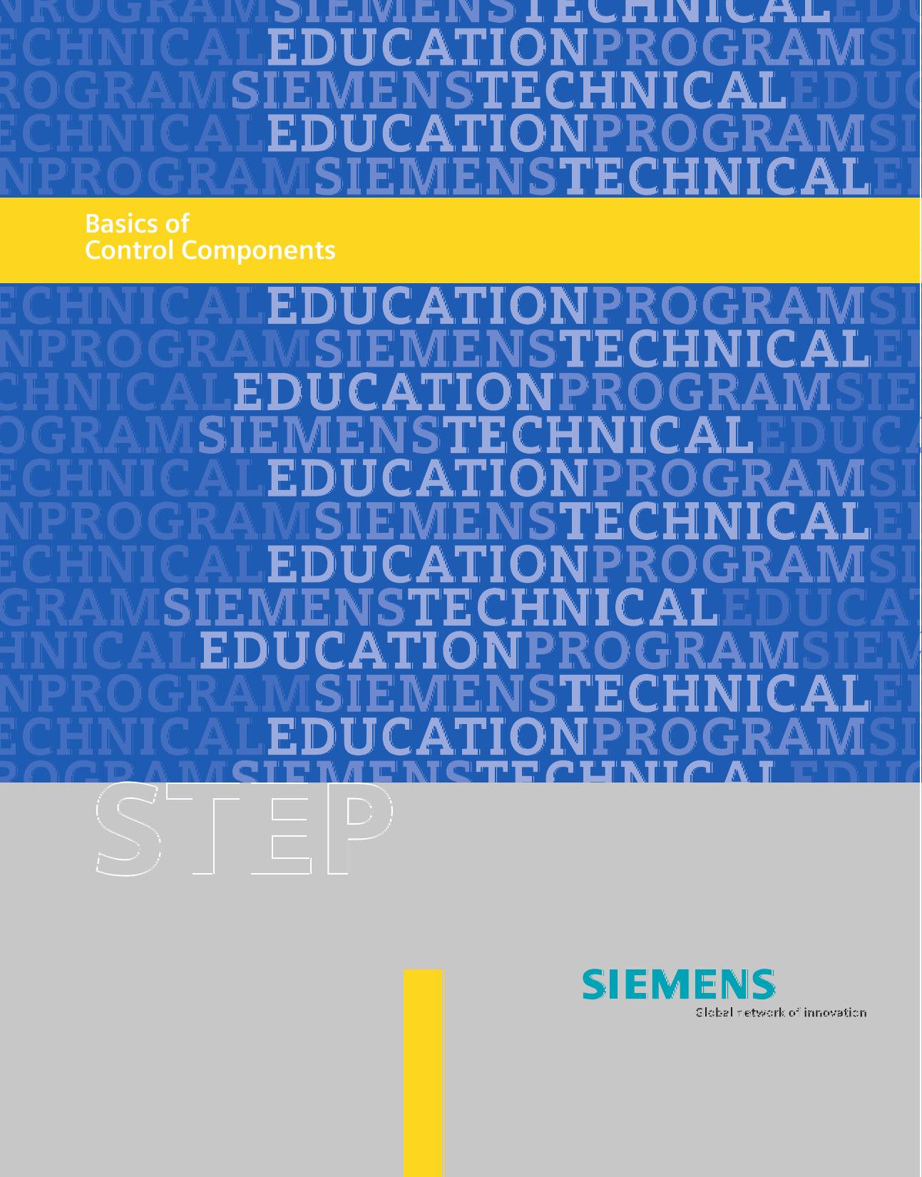 Siemens Basics Of Control Components