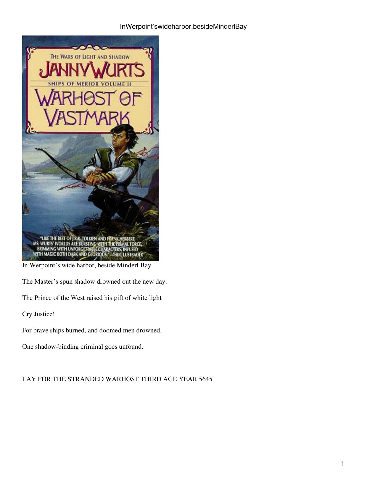 Wurts, Janny - Wars of Light & Shadow 03