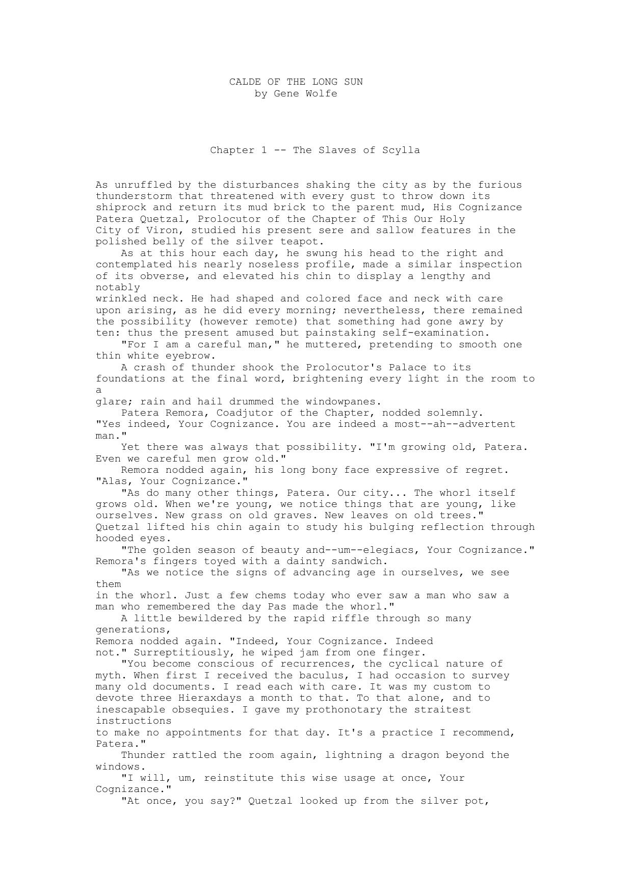 Gene Wolfe - Long Sun 2 - Lake