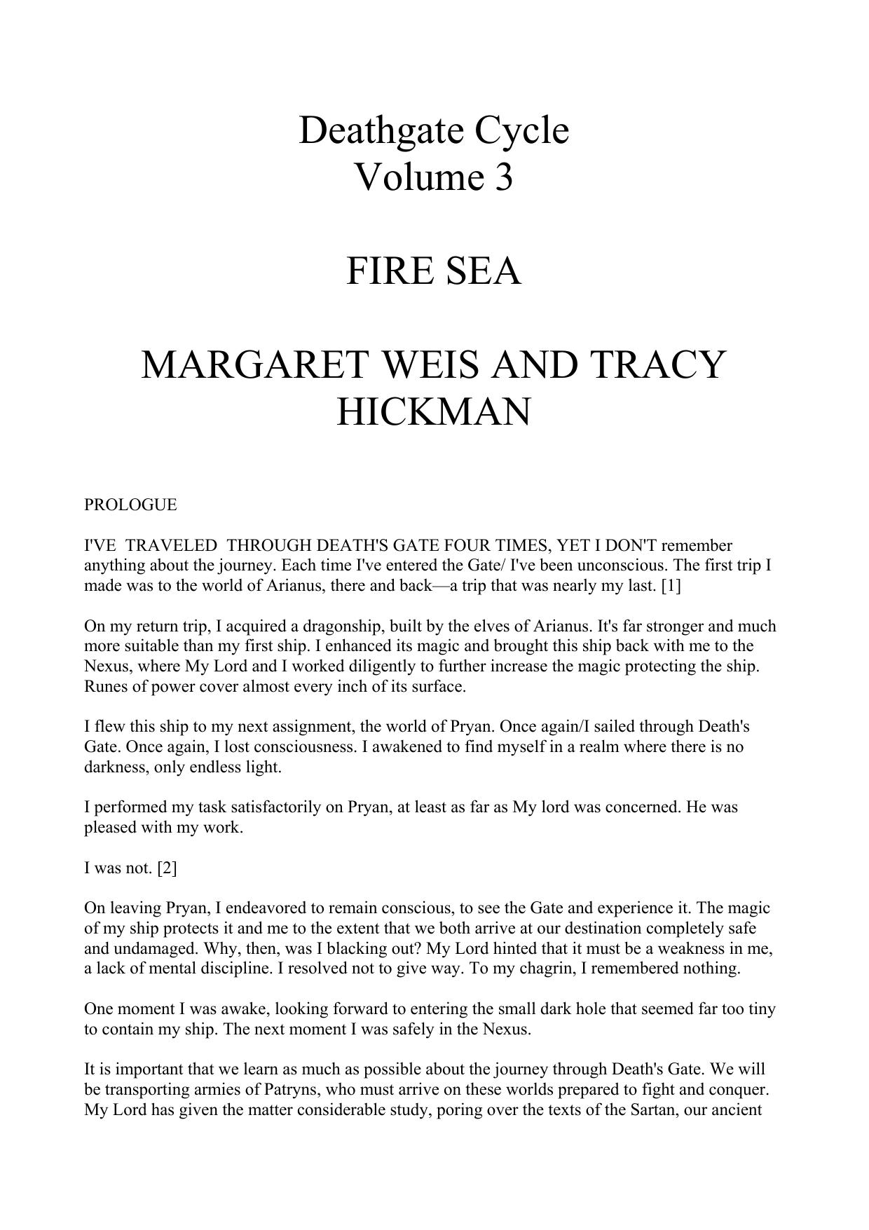 Weis, Margaret - Deathgate Cycle 03 - FireSea