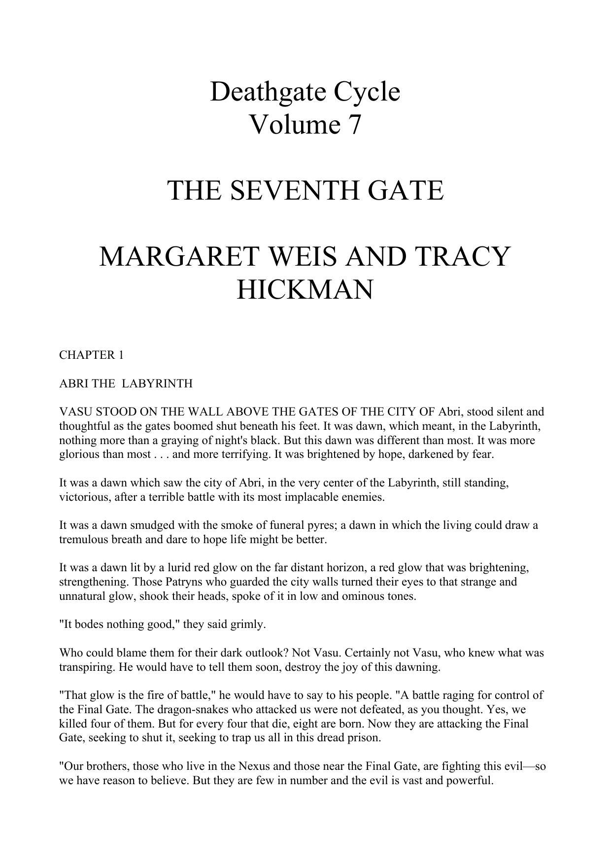 Weis, Margaret - Deathgate Cycle 07 - The 7th Gate