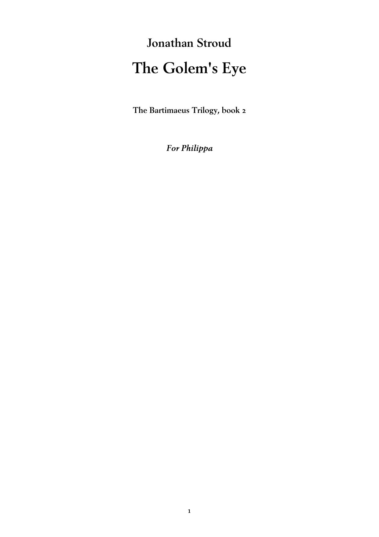 Stroud, Jonathan - Bartimaeus Trilogy, Book 2