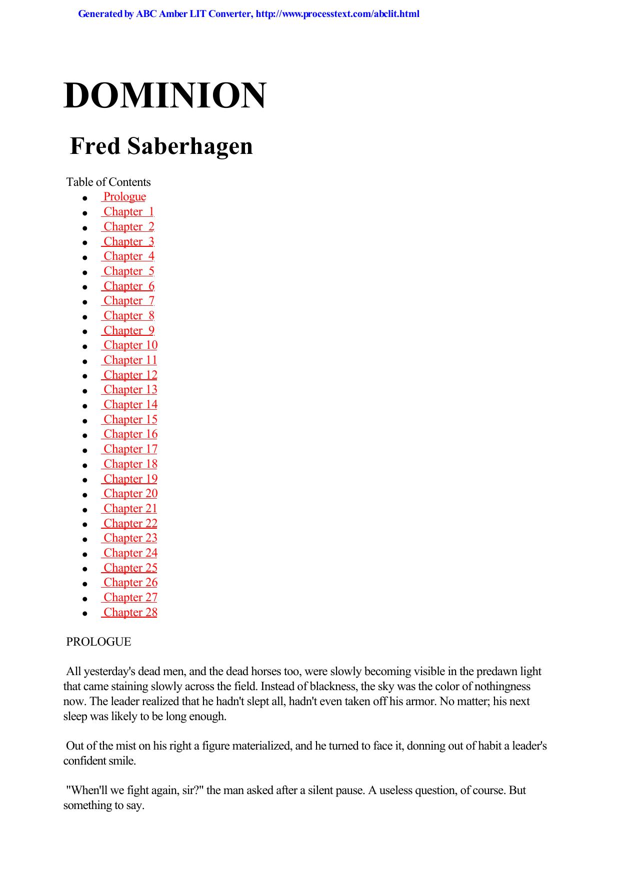 Saberhagen, Fred - Dracula 05