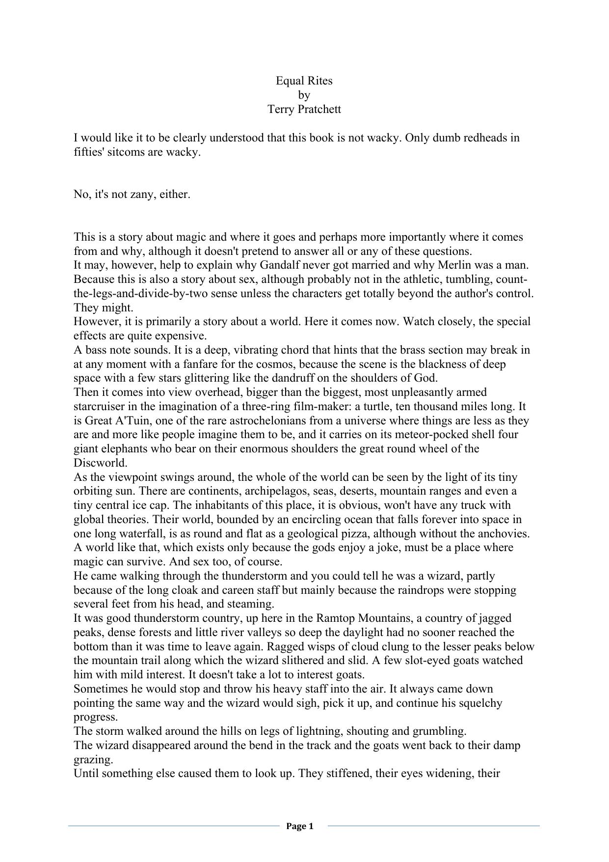 Pratchett, Terry - Discworld 03 - Equal Rites