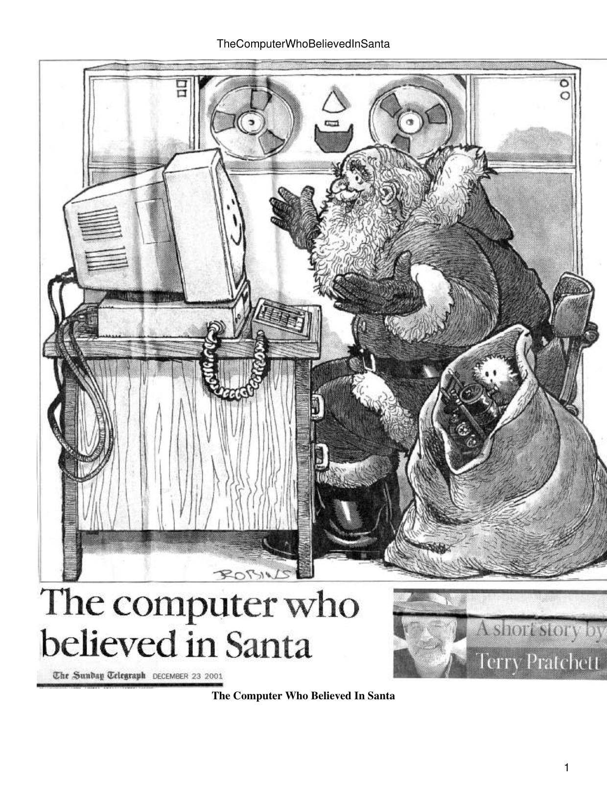 Pratchett, Terry - The Computer Who Believed In Santa
