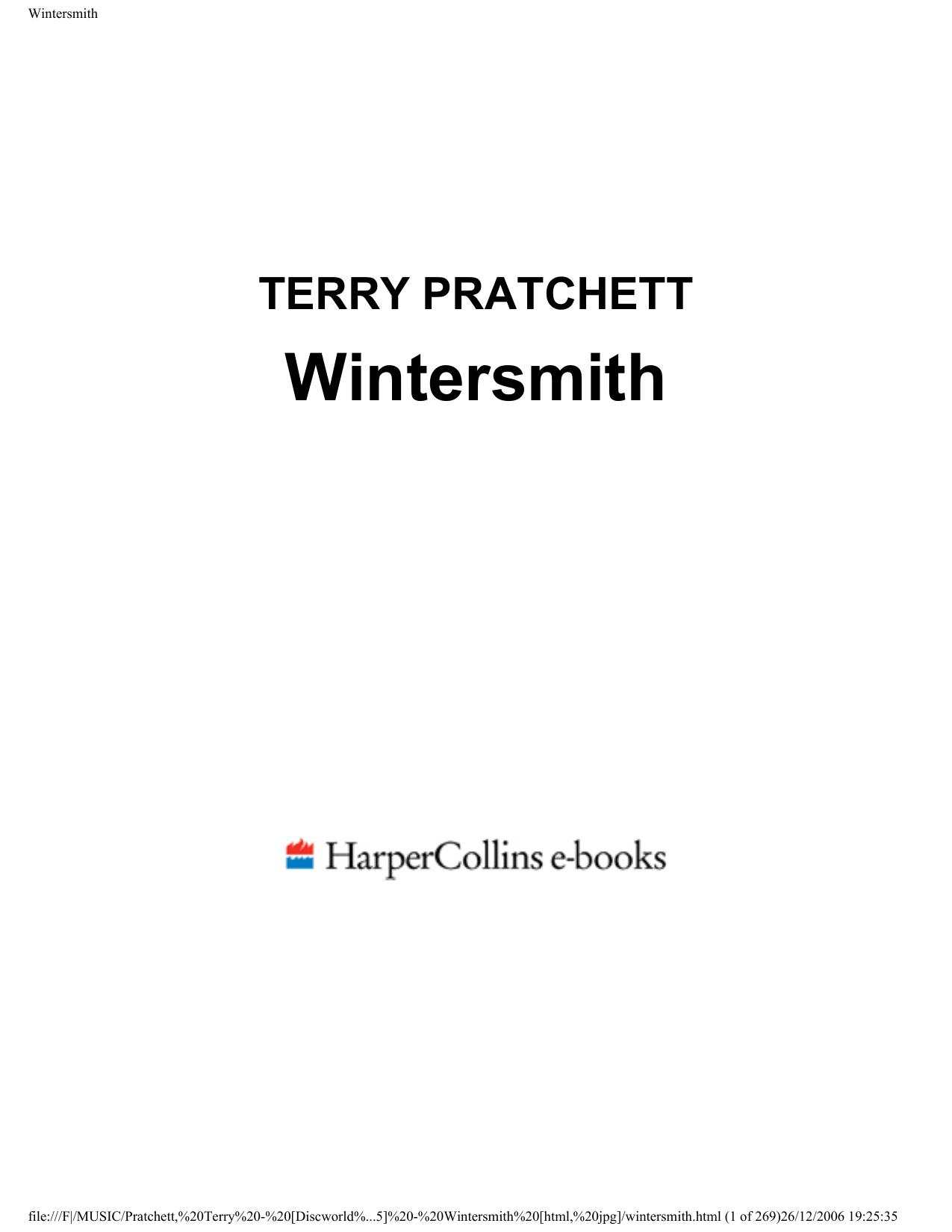 Pratchett, Terry - Discworld 35 - Wintersmith