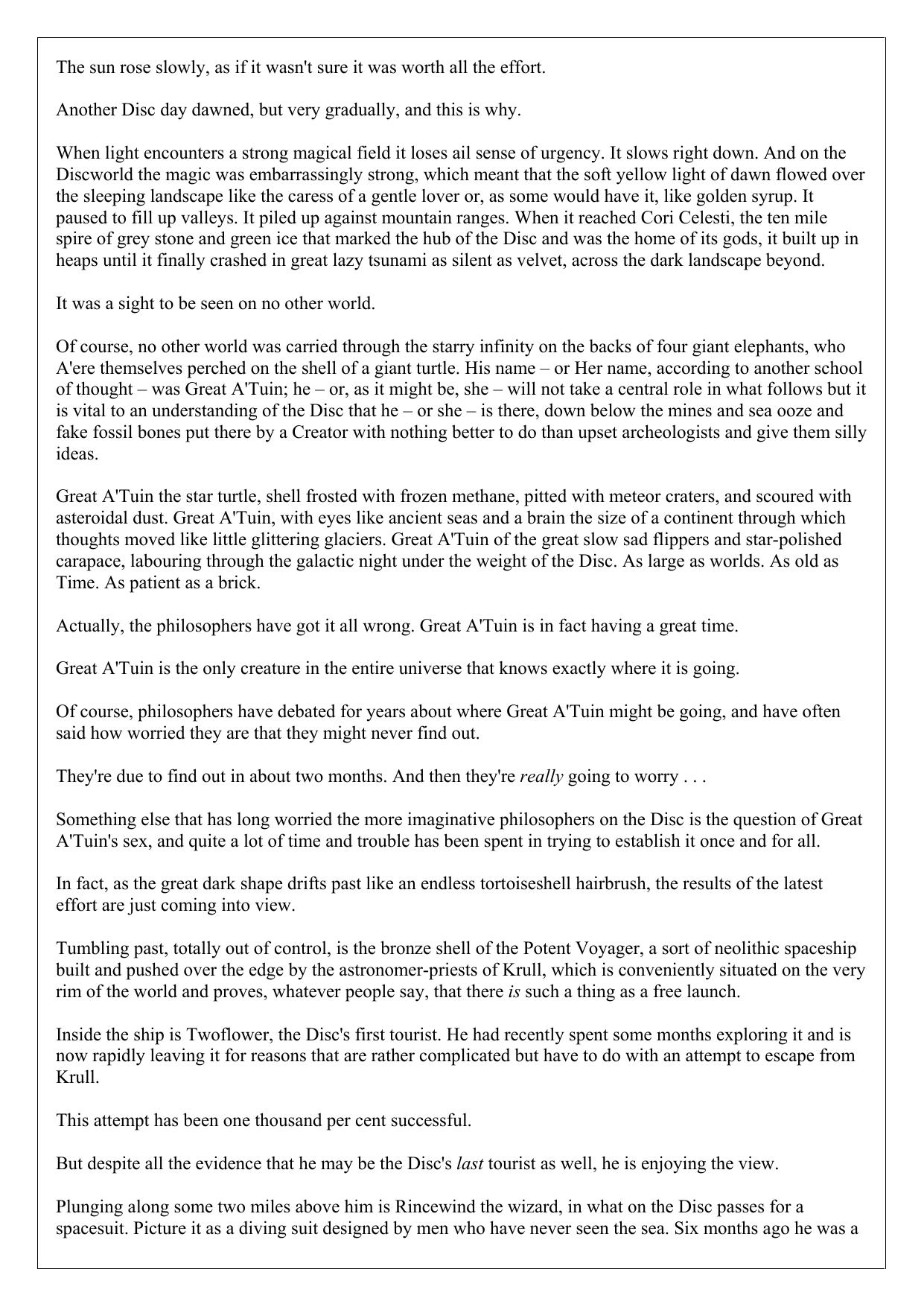 Pratchett, Terry - Discworld 02 - The Light Fantastic