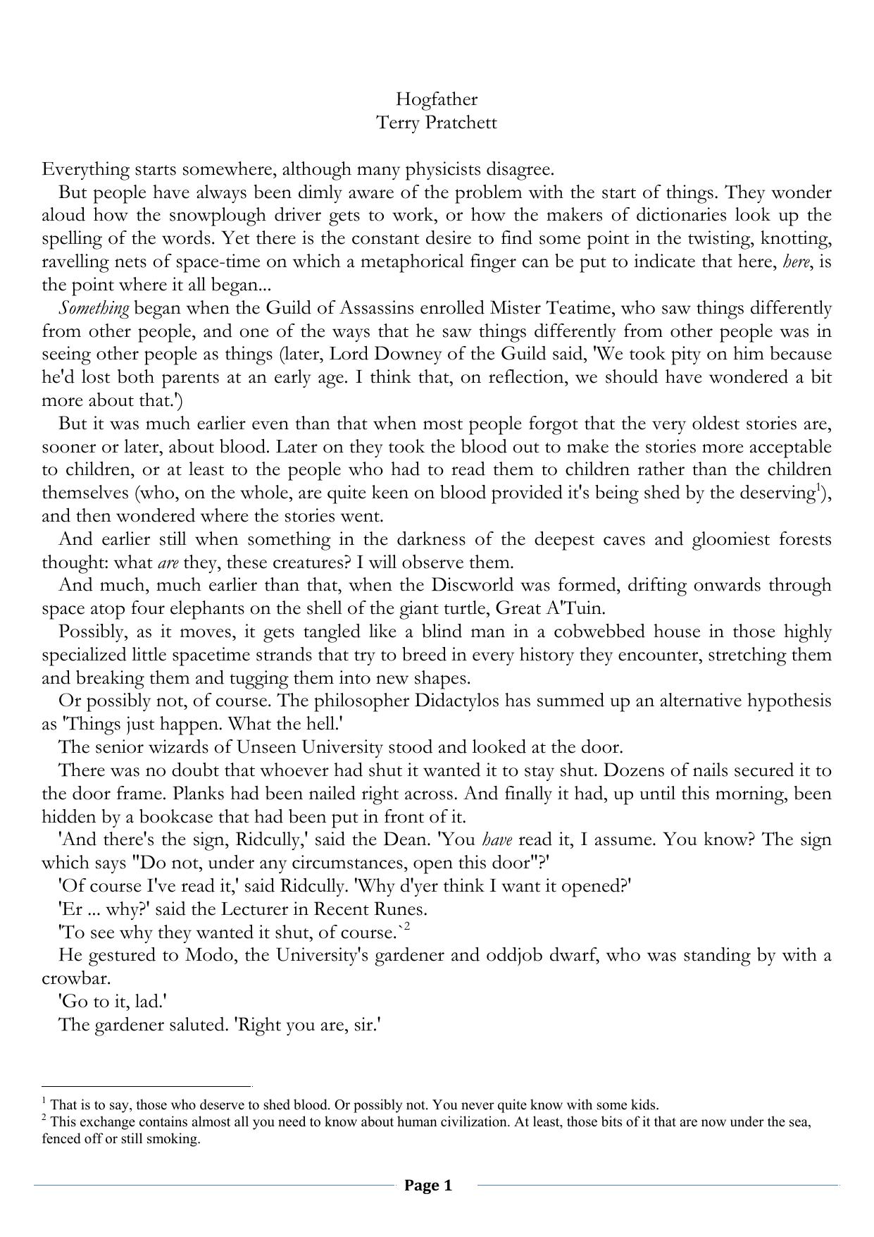 Pratchett, Terry - Discworld 20 - Hogfather