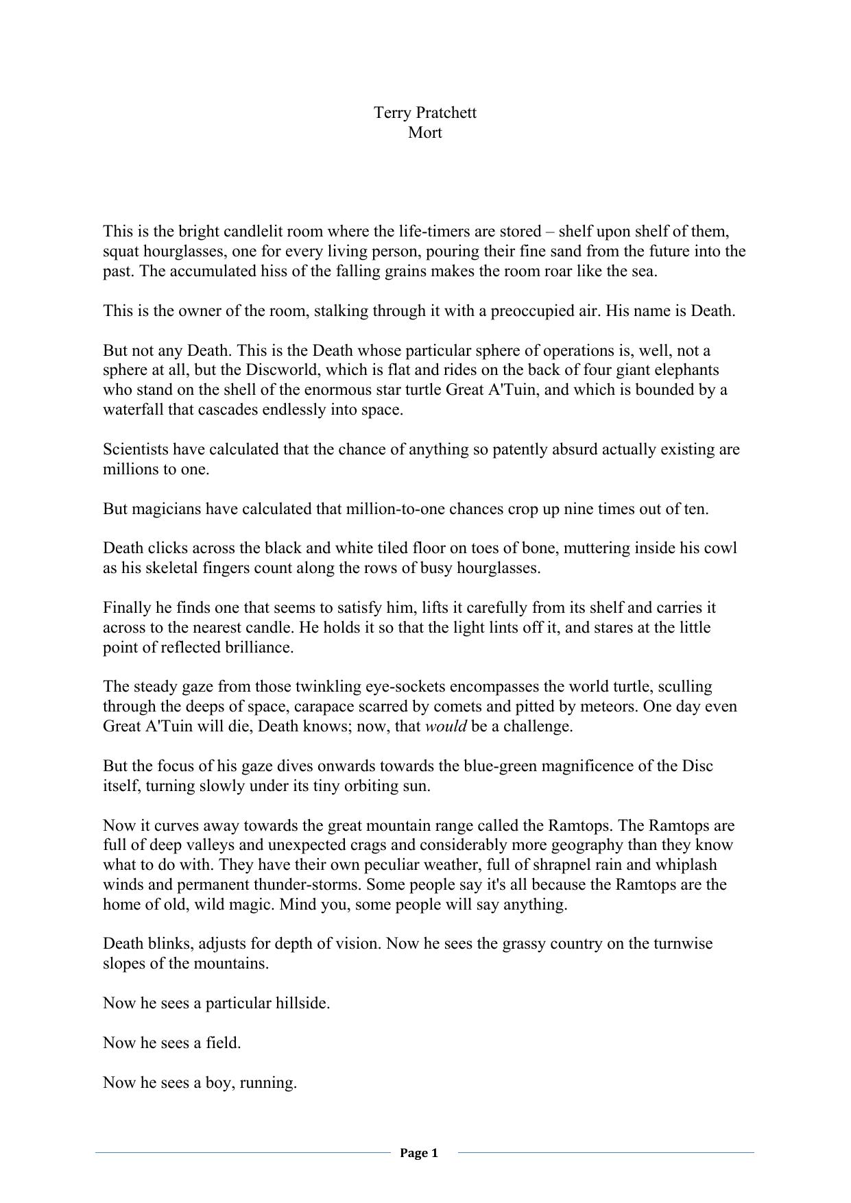 Pratchett, Terry - Discworld 04 - Mort