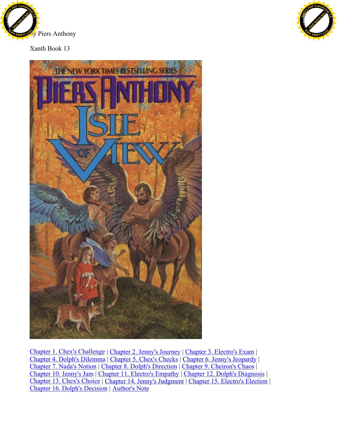 Anthony, Piers - Xanth 13 - Isle of View