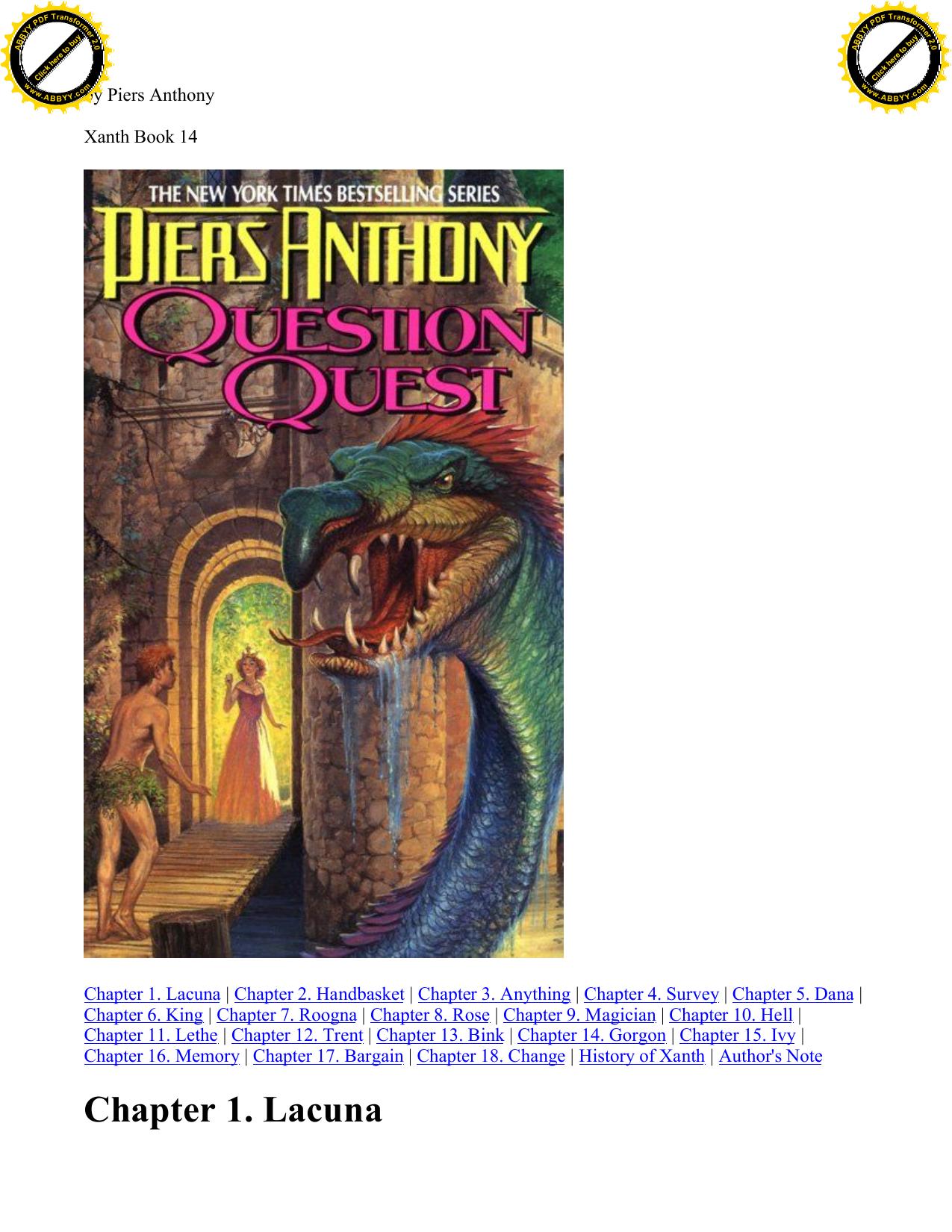 Anthony, Piers - Xanth 14 - Question Quest