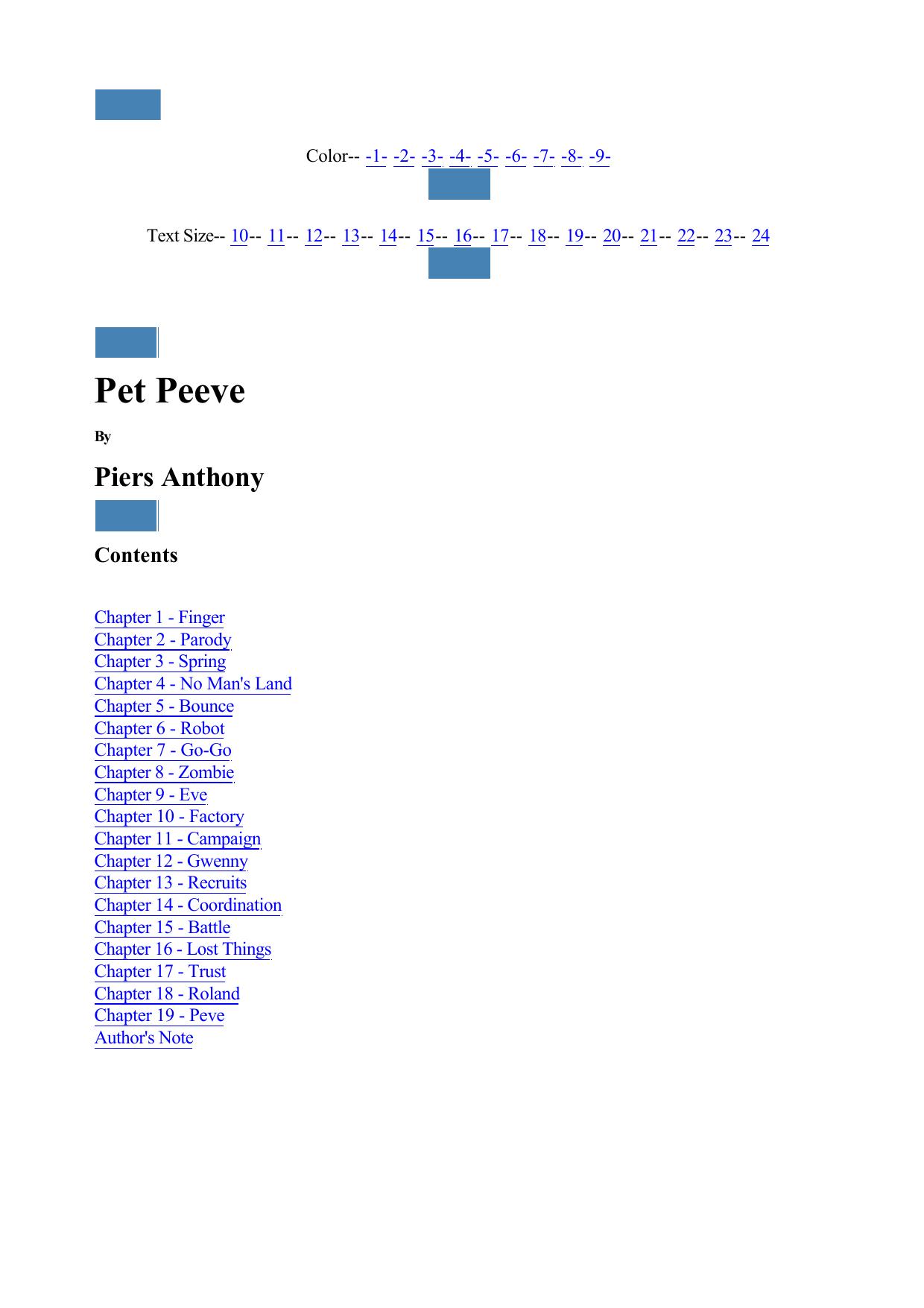 Anthony, Piers - Xanth 29 - Pet Peeve