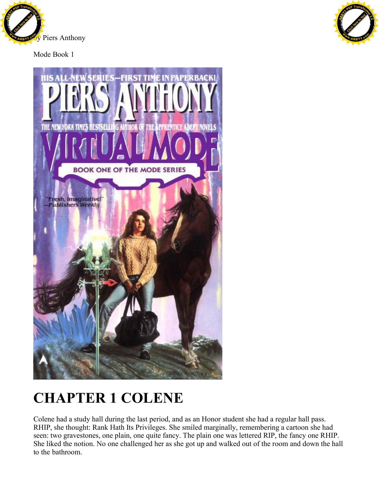 Piers, Anthony - Mode 01