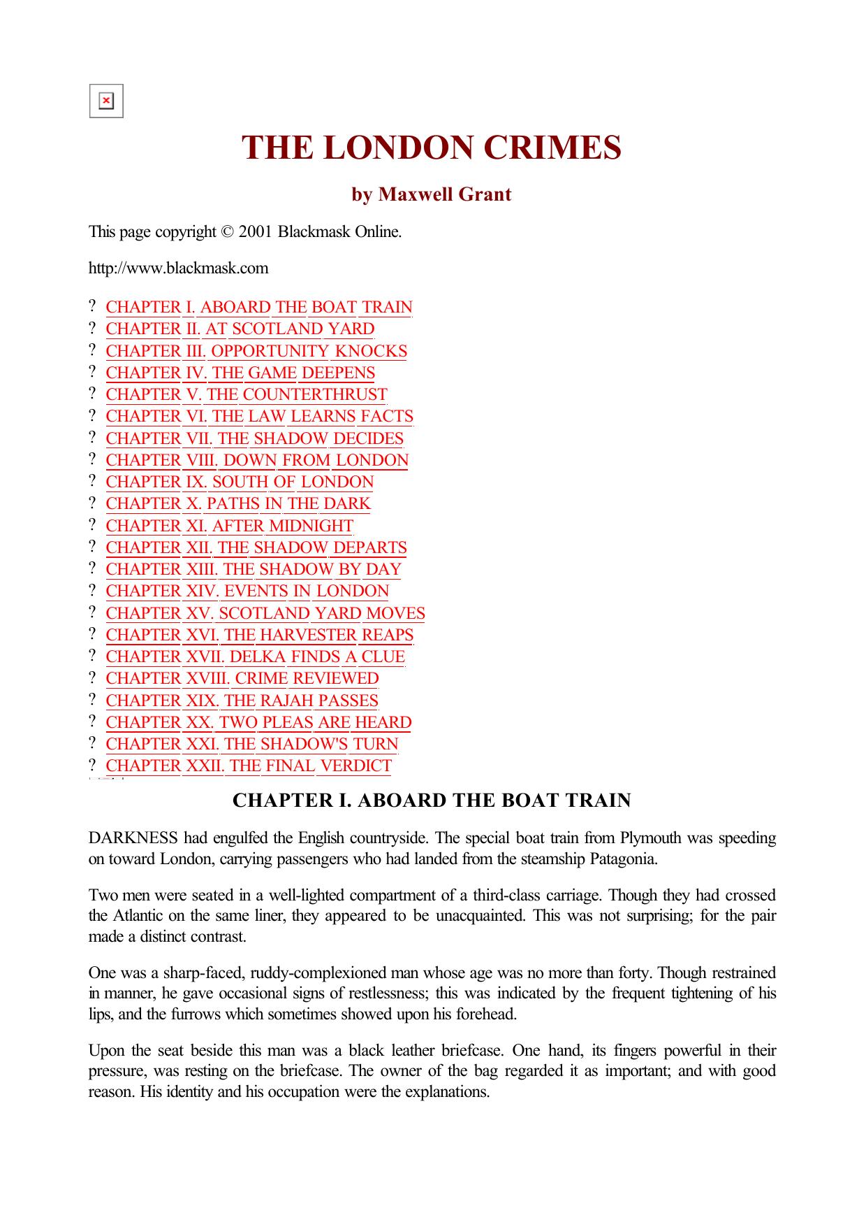 Maxwell Grant - The Shadow - 086