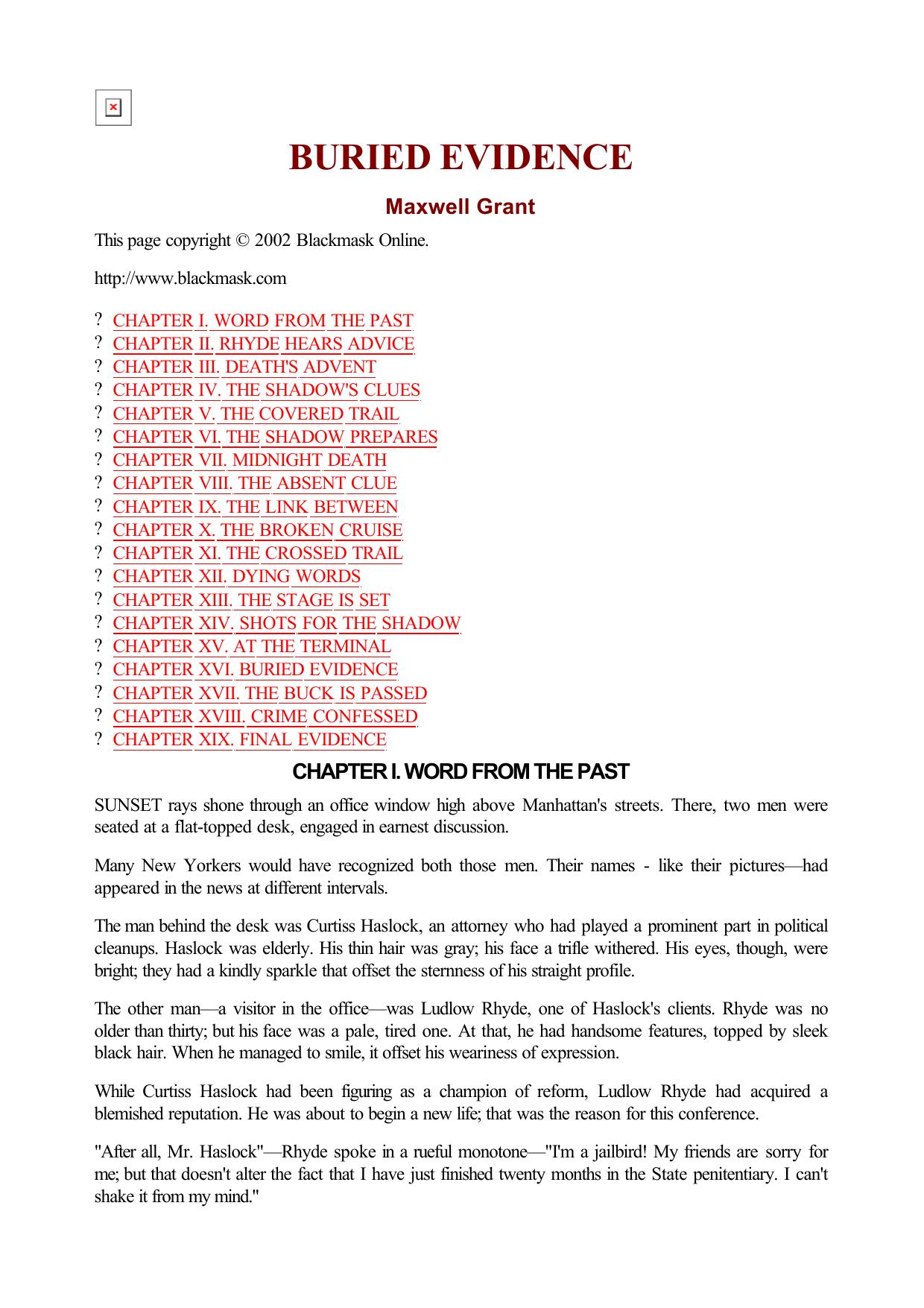 Maxwell Grant - The Shadow - 133
