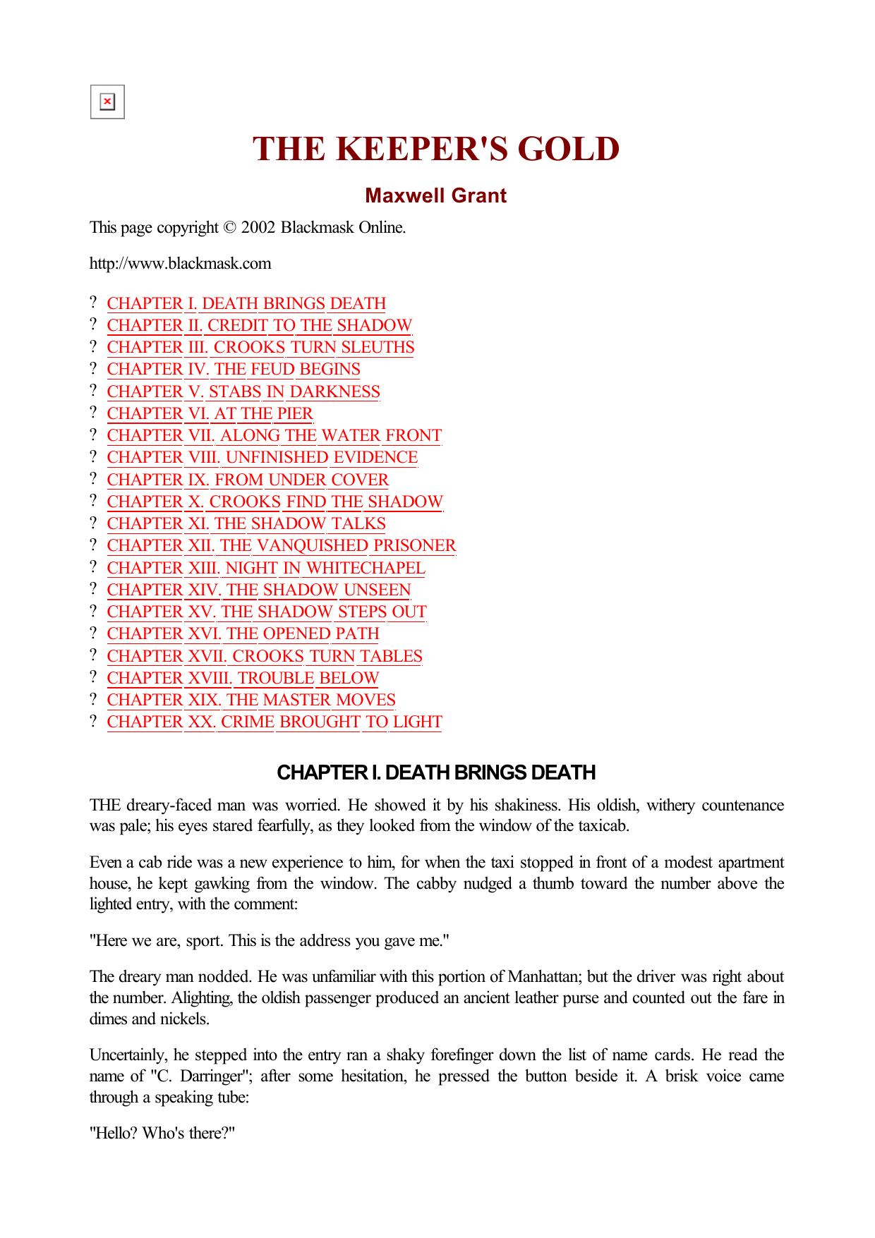 Maxwell Grant - The Shadow - 136