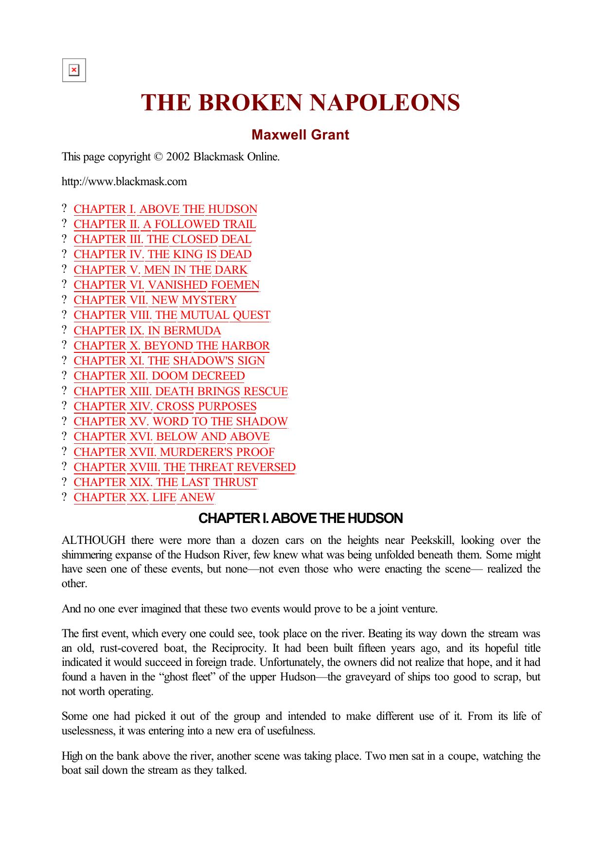 Maxwell Grant - The Shadow - 106