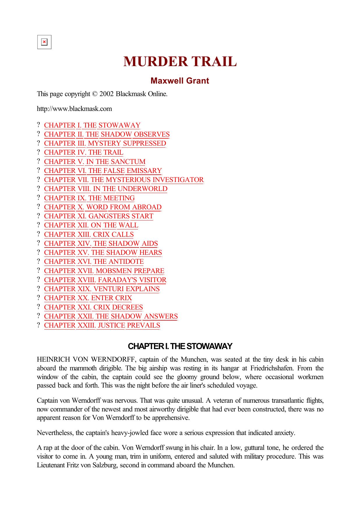 Maxwell Grant - The Shadow - 026