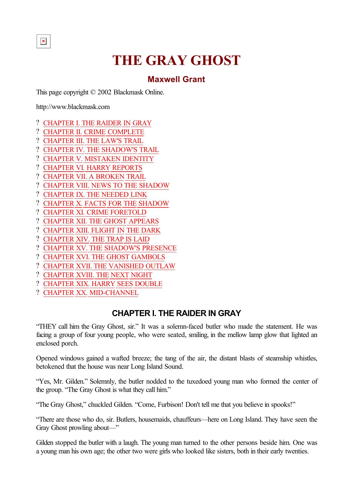 Maxwell Grant - The Shadow - 101