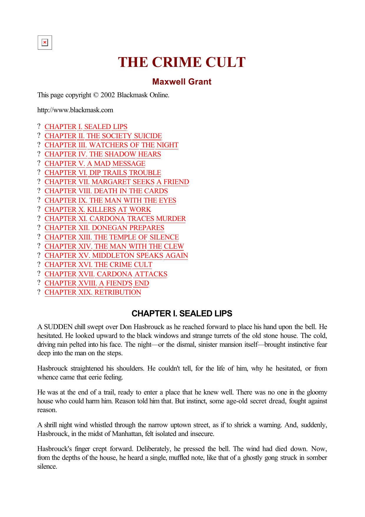 Maxwell Grant - The Shadow - 012