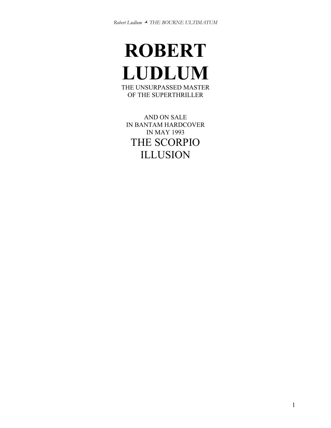 Ludlum, Robert - Bourne 03