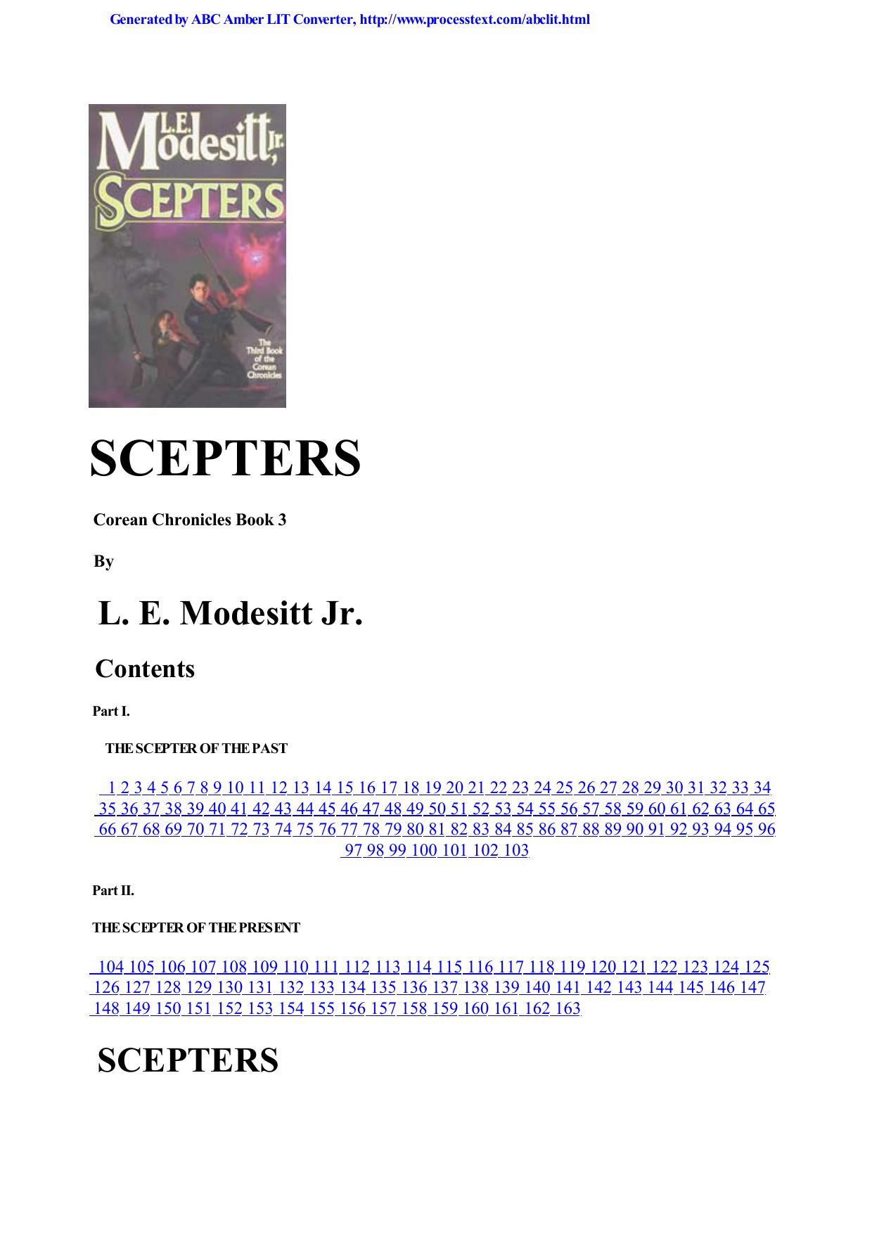 Modesitt, L.E. - Corean Chronicles 03 - Scepters