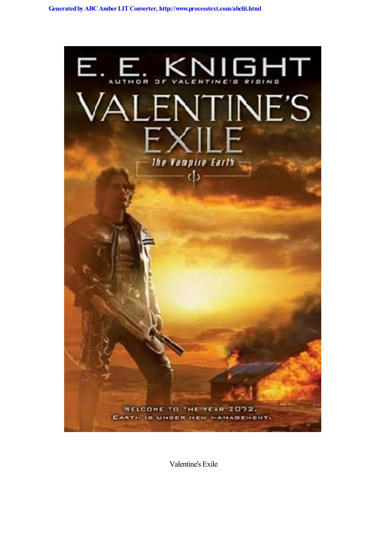 Knight, E.E - The Vampire Earth 05 - Valentine's Exile