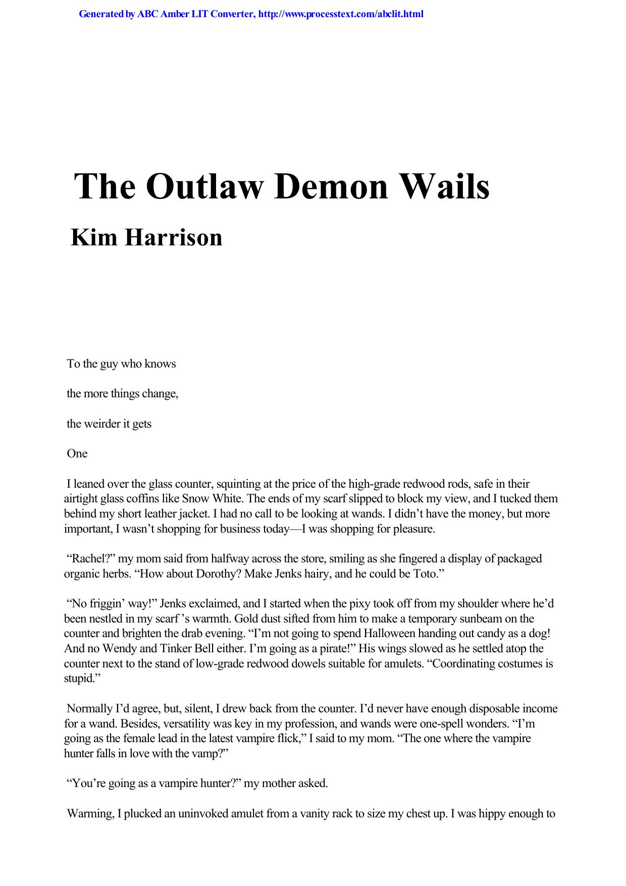 Harrison, Kim - Hollows 06