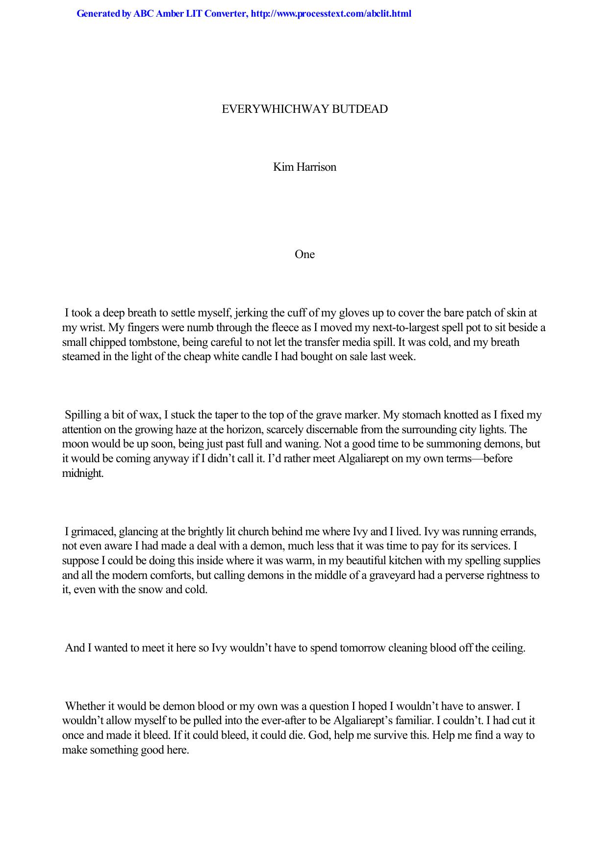 Harrison, Kim - Hollows 03